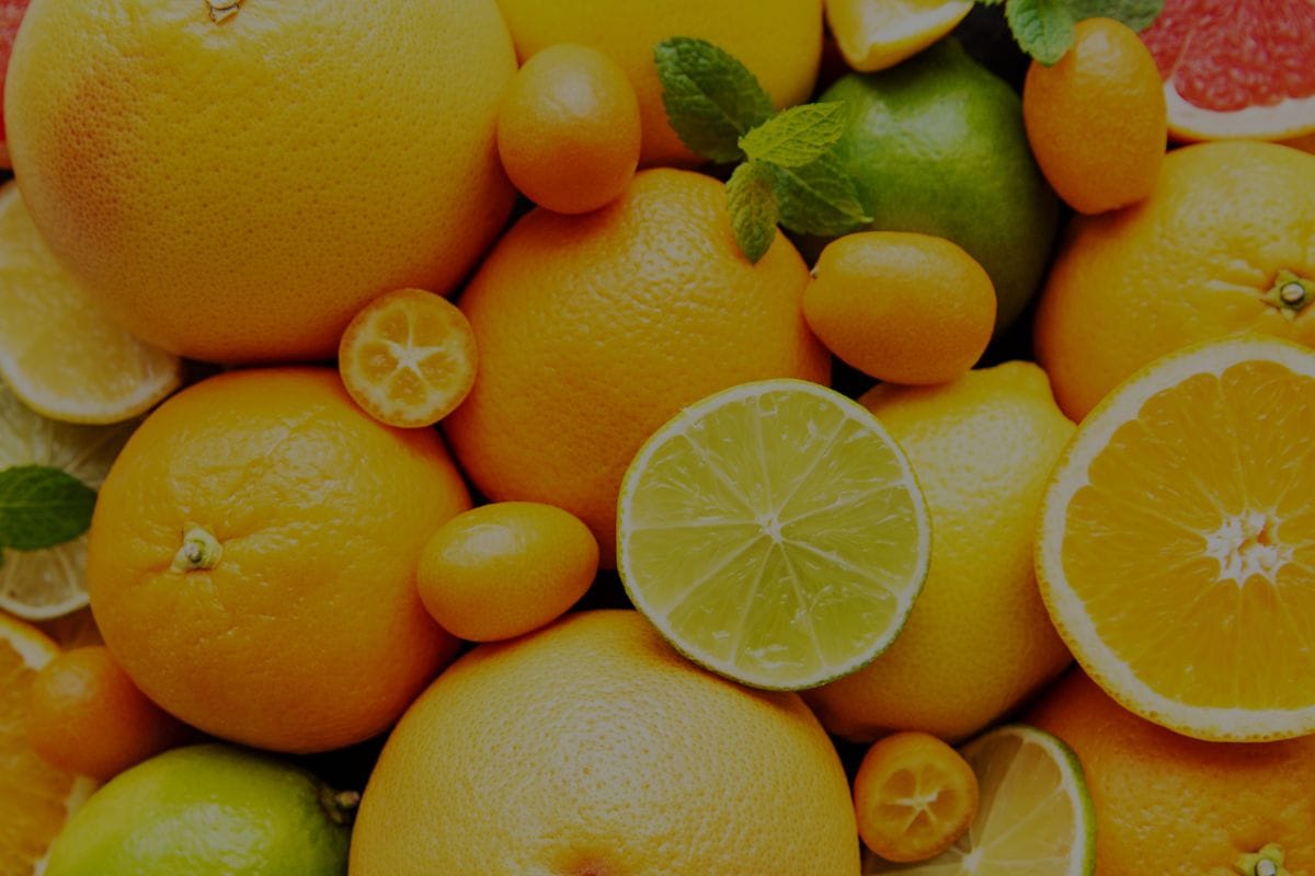 A selection of citrus fruits