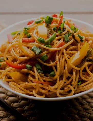 Why are Londoners looking at fake noodles?